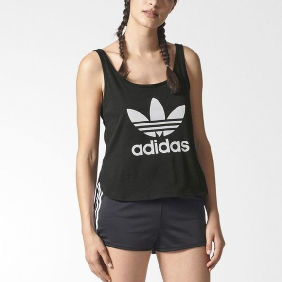 NWT ADIDAS Originals Crop Tank Top - Picture 6 of 8